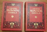 Dzieła Juliusza Słowackiego Tadeusz Pini ok. 1910 r. I i II Tom Komplet