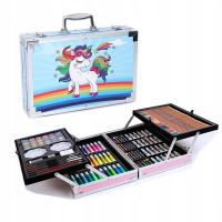 Комплект краски XXL 145 элементов чемодан краски