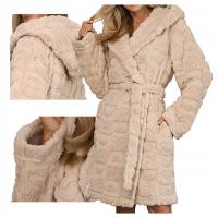 Szlafrok L&L 2553 Valentina S-Xl Damski M-164/98/106 angora