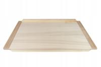 STOLNICA DREWNIANA DWUSTRONNA MAŁA EKO 40x60 CM