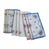 9 Sztuk Kobiet Bawełniane Chusteczki Bandany Chłonne Eleganckie Kolorowe