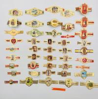 Etykiety cygarowe różne serie 45 szt.