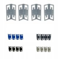 Муфта крепежные ножки для стеллажей HELIOS оцинкованные крепежные детали 4 шт.