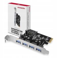 AXAGON Kontroler PCIe PCEU-430RS 4x port USB 3.2 5Gbps Renesas PD720201