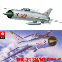 МиГ-21 две модели самолета для склеивания складывания