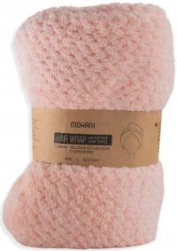 Тюрбан розовый МОХАНИ полотенце для волос микрофибра