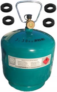 Butla gazowa 3 kg propan-butan turystyczna LPG