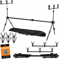 Стойка для ловли карпа под подставкой THREE RODS BASE NECO