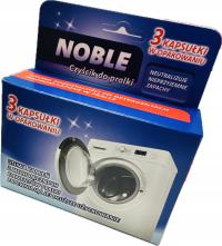 Czyścik do pralki NOBLE- polski producent -3 kapsułki do czyszczenia pralki
