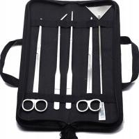 НАБОР ИНСТРУМЕНТОВ ДЛЯ АКВАРИУМА, 5 ШТ, НОЖНИЦЫ, ПИНЦЕТ