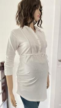 BIAŁABLUZKA tunika CIĄŻOWA DO KARMIENIA