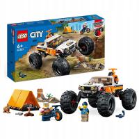 LEGO CITY 60387 PRZYGODY SAMOCHODEM TERENOWYM 4x4