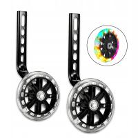 KÓŁKA BOCZNE DO ROWERU DLA DZIECI Z LED I ZESTAWEM MONTAŻOWYM