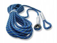 Linka asekuracyjna mocna lina robocza pozioma kotwicząca IRUDEK 20 metrów