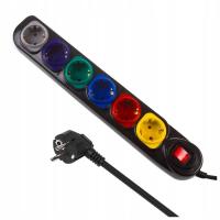 Listwa zasilająca Maclean 1,5 m 6 gniazd