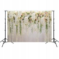 Фон для фотосъемки цветы стена Свадебная вечеринка 210 x 150 см