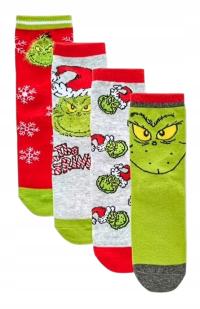 GRINCH skarpetki 4-pak 23-26 2-3l ŚWIĘTA