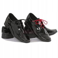 Обувь для причастия для мальчика обувь для причастия черная лакированная кожа причастие OM18-34