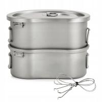 LIXADA Outdoor Camping Titanium Canteen lixadaStroe 1U