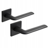 KLAMKA DO DRZWI WEWNĘTRZNYCH CZARNA MAROKO PRAWA LEWA SOLIDNA NOWOCZESNA