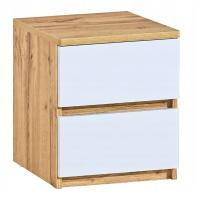 Современная тумбочка из дуба Wotan 40 см ARKTICA DL 2 цвета