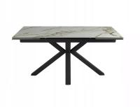 Stół Ceramiczny Columbus 160(240)X90 brąz/czarny mat