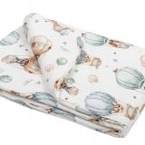 Bawełniana Kołdra do łóżeczka 120x60 cm Pieski 90x120 cm Bonjour Cherie