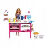 Barbie Malibu Zestaw Ciastkarnia z lalką HJY19