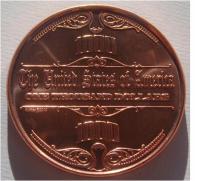 1000 DOLARÓW USA - SZTABKA MIEDZI - PORTRET Grovera Clevelanda - POLECAM @@