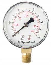 Нижний радиальный манометр 63 0-10 бар