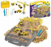 Детский строительный набор кинетический песок строительные машины кран