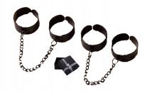 PREZENT PIERŚCIONEK PUNK METAL KAJDANKI 2 SZT 55