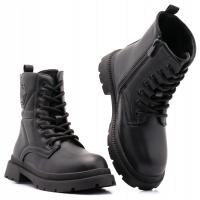 EVENTO BUTY ZIMOWE DZIECIĘCE TRAPERY DZIEWCZĘCE BOTKI OCIEPLANE 9493