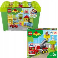 KLOCKI LEGO DUPLO 10913 PUDEŁKO Z KLOCKAMI 10969 Wóz strażacki