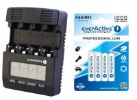 Зарядное устройство everActive NC-3000 4X R03 AAA 1000 мАч
