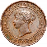 + Cejlon - Wiktoria - 1 Cent 1901 - Londyn - STAN !