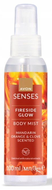 AVON SENSES MGIEŁKA do ciała Fireside Glow MANDARYNKA i GOŹDZIKI 100 ml