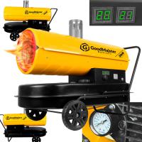 NAGRZEWNICA OLEJOWA z KOMINEM bezzapachowa SPALINOWA TERMOSTATEM LCD 30kW