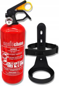 Gaśnica proszkowa 1kg GP-1x ABC/M z manometrem i wieszakiem 2025