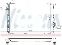 Nissens 60648A Chłodnica, układ chłodzenia silnika