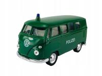 WELLY 1963 VW VOLKSWAGEN T1 BUS POLICJA TRANSPORTER 1:34 NOWY METAL MODEL