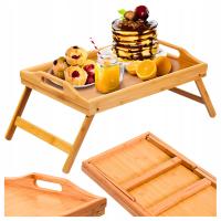 СТОЛ ДЛЯ ЗАВТРАКА ПОД НОУТБУК ДЛЯ КРОВАТИ ДЕРЕВЯННЫЙ СКЛАДНОЙ ПОДАРОЧНЫЙ ПОДНОС