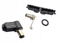 Wtyk zasilający DC żeńskie Wtyk DC 5,5 / 2,1 mm kątowy