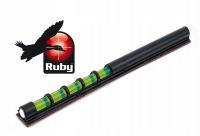 Рубиновый волоконно-оптический галстук-бабочка 71 мм зеленый