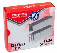 Zszywki OFFICE PRODUCTS 23/24 1000szt ocynkowane