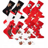 Рождественские носки красочные Санта Клаус подарок МОРАДЖ 7-Pack