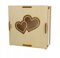 Подарочная коробка свадебная коробка для конвертов от гостей ЭКО