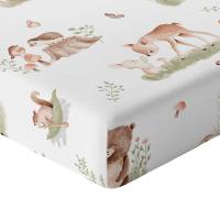 Простыня 120x60 для детской кроватки с эластичной лентой, толстый хлопок, 100% польский продукт