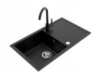 СМЕСИТЕЛЬ ДЛЯ РАКОВИНЫ MILO ALPHA, ГРАНИТНЫЙ СМЕСИТЕЛЬ С ОДНОЙ РАКОВИНОЙ