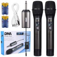 Беспроводной вокальный микрофон, двойной комплект ДНК FU DUAL VOCAL